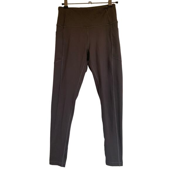 Victoria's Secret Size 4 Grayish Purple Ankle Leggings with Pockets - Picture 1 of 6